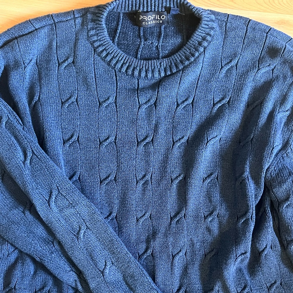 cable knit sweater